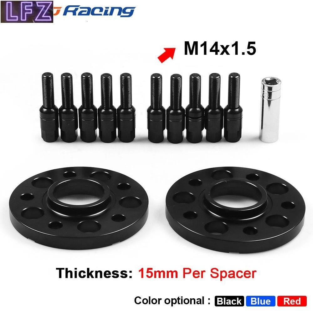 สเปเซอร์ล้อรถยนต์ M14x1.5 15 มม. 5x112 มม. 66.6 มม. สําหรับ AUDI Q5 A4 A6 Q8