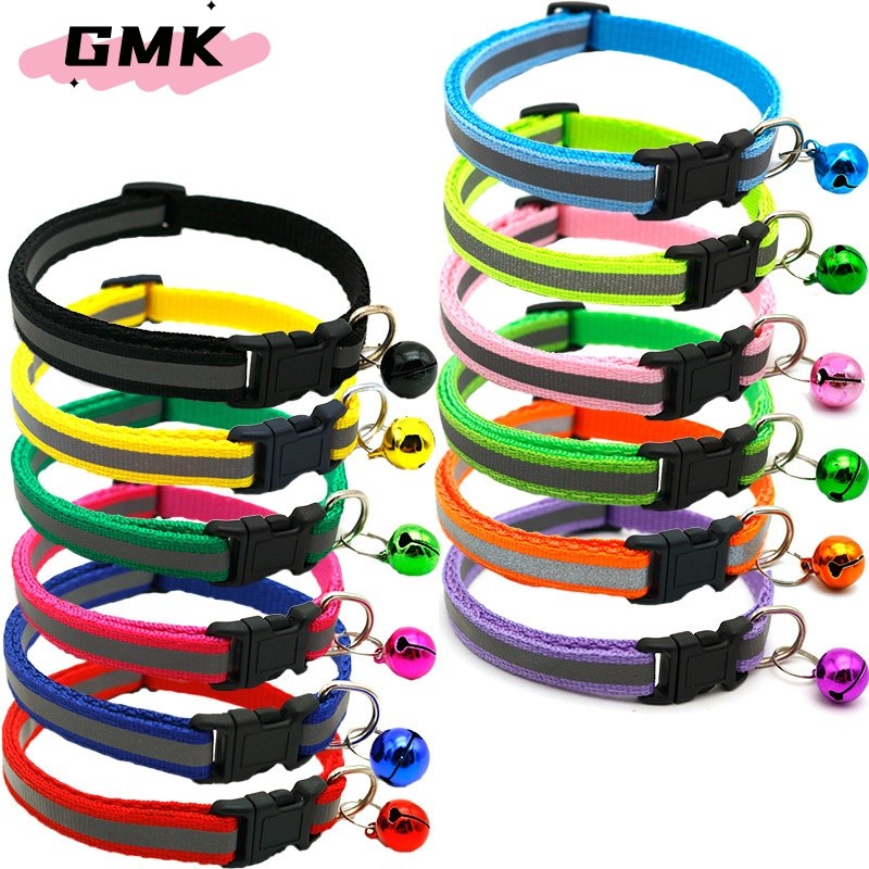 (พร้อมส่งค่ะ)ปลอกคอสุนัข ปลอกคอแมว ปลอกคอสะท้อนแสง ปลอกคอเรืองแสงได้ในตอนกลางคืน CW10