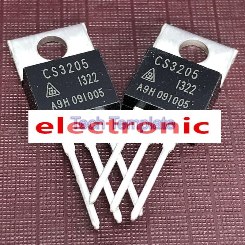 ((1 ชิ้น) ชิ้นส่วนอิเล็กทรอนิกส์ CS3205 Ready Stock MOS Field Effect Tube TO-220 55V 120A