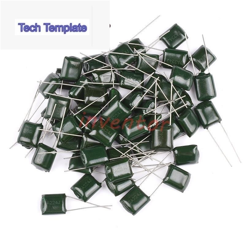 ตัวเก็บประจุโพลีเอสเตอร์ 100V 2A102J 103 104 152 222 223 332 333 472 473 682J