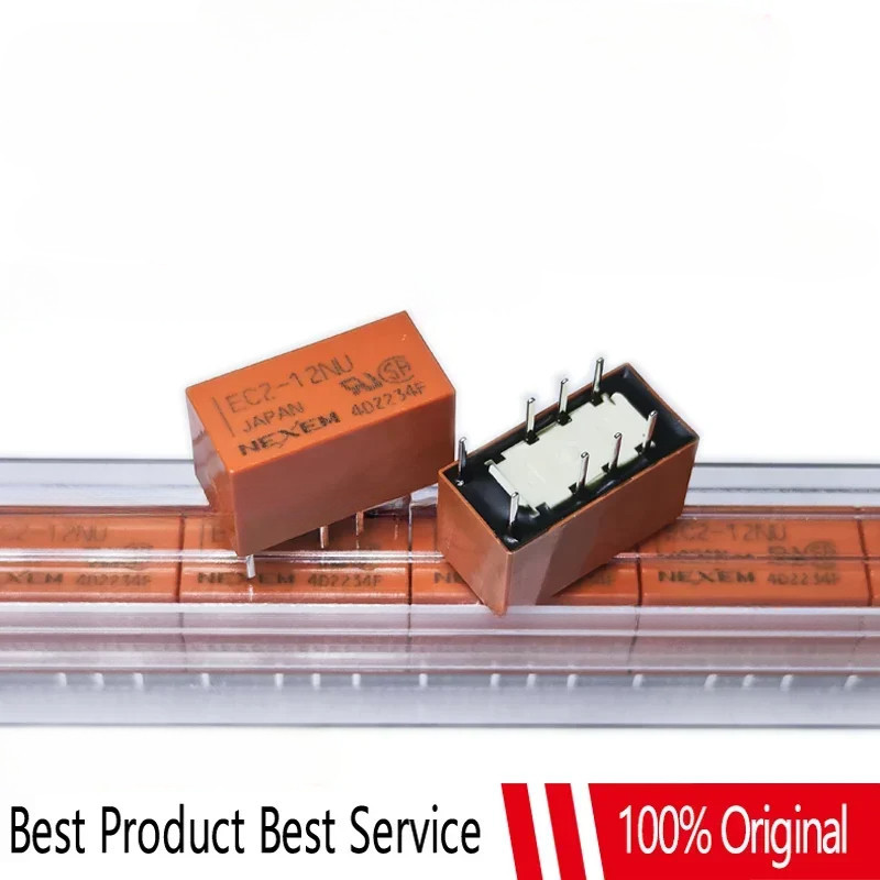 10 ชิ้น/ล็อต Original EC2-5NU EC2-12NU EC2-4.5NU EC2-3TNU DIP-8 รีเลย์สัญญาณใหม่ 2A DPDT EC2