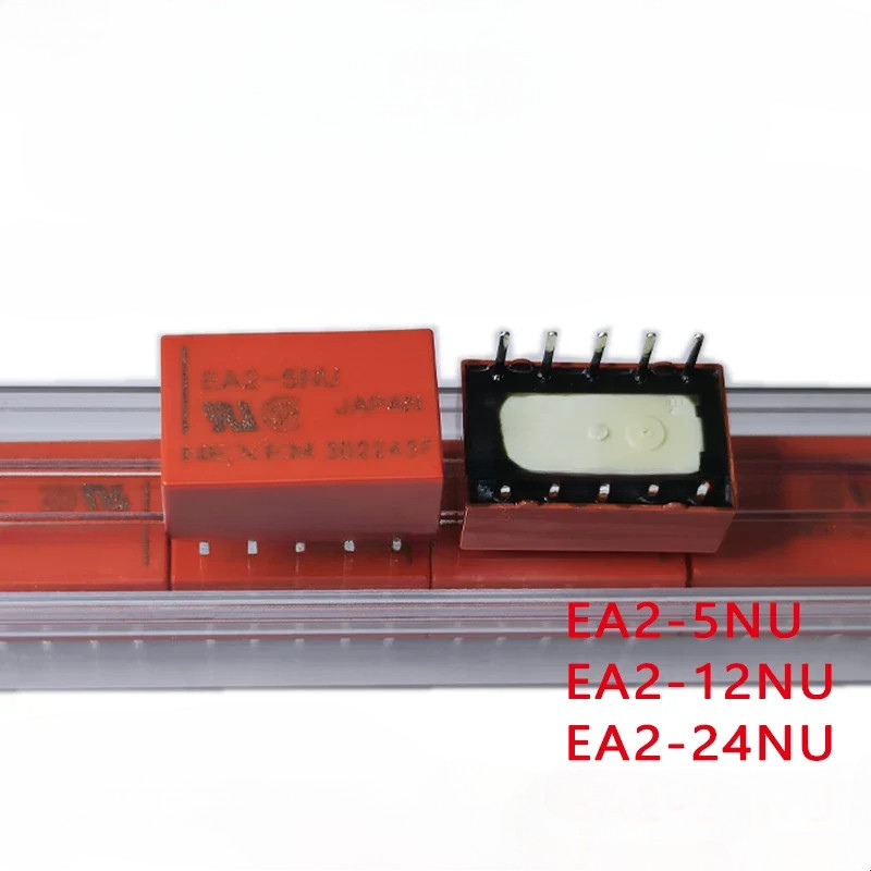 5-10 ชิ้น/ล็อต EA2-5NU EA2-12NU EA2-24NU DIP-10 ใหม่สัญญาณรีเลย์ 1A DPDT EA2-5NU-L EA2-12NU-L EA2-24