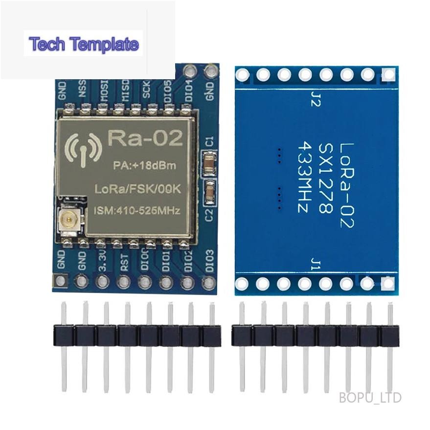 433MHZ SX1278 LoRa โมดูล 433M 10KM Ra-02 ไร้สาย Spread Spectrum Transmission Board 2.4G IPX เสาอากาศ