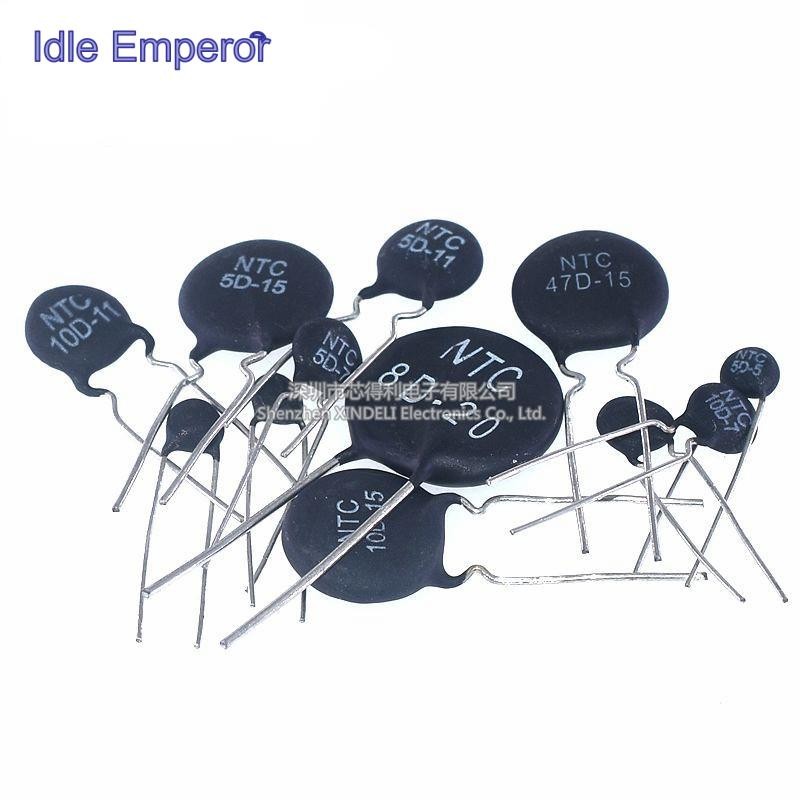 Ntc ตัวต้านทานความร้อนเชิงลบอุณหภูมิ 5D-20, 5D-25 8D-20 10D-20 10D-25 16D-20 20D-20 ตัวต้านทาน Plug-