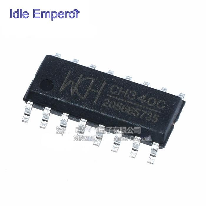 Ch340g, CH554G, CH340C, CH340B, CH554G, CH9326, CH9328, CH9329 Patch SOP16 ชิป USB to Serial Chip คร