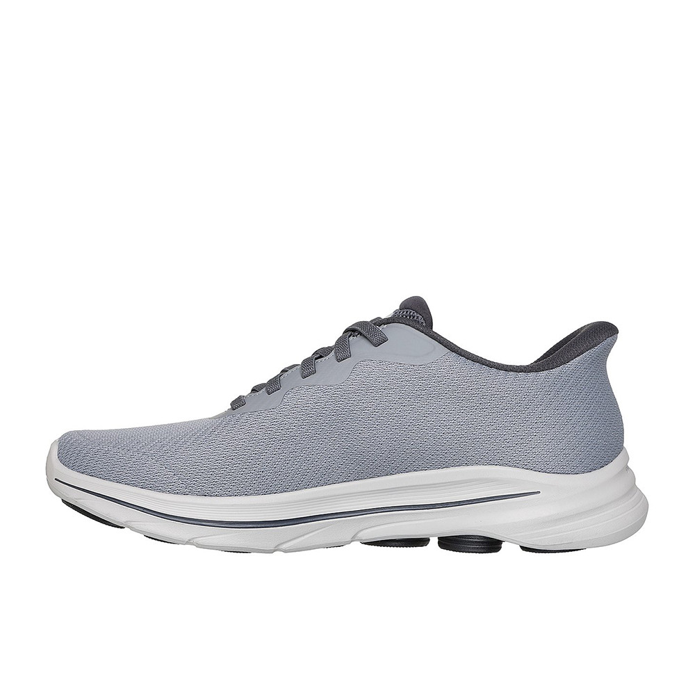 Skechers สเก็ตเชอร์ส รองเท้าผู้ชาย Men Slip-Ins GOwalk 8 Pate Walking Shoes - 216783-GRY Air-Cooled Goga Mat (latest) — صورة 7