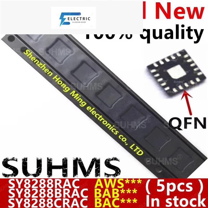(5ชิ้น) 100% ใหม่ SY8288RAC SY8288 AWS5MA AWS... SY8288BRAC SY8288B BAB5ZA BAB... SY8288CRAC SY8288C