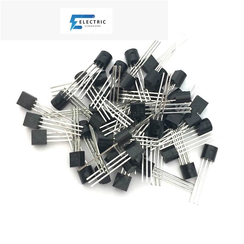 50 ชิ้น/เซ็ต TO-92 ทรานซิสเตอร์ TL431A TL431 2N2222 2N3904 BC327 BC337 S8550 Regulator Tube Triode d