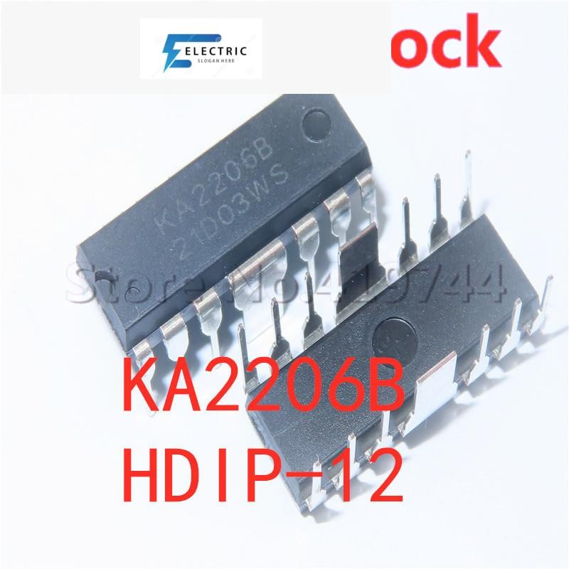 5 ชิ้น/ล็อต 100% คุณภาพ KA2206B KA2206 2206B SJ2206B HDIP-12 เครื่องขยายเสียง IC ลําโพงบูรณาการในสต็