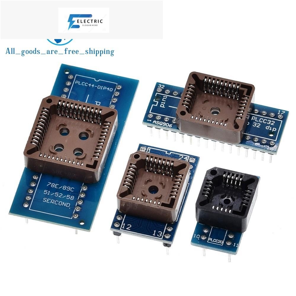 PLC20 PLC28 PLCC32 PLC44 ถึง DIP20 28 32 44 USB Universal Programmer Adapter เครื่องทดสอบซ็อกเก็ตสํา