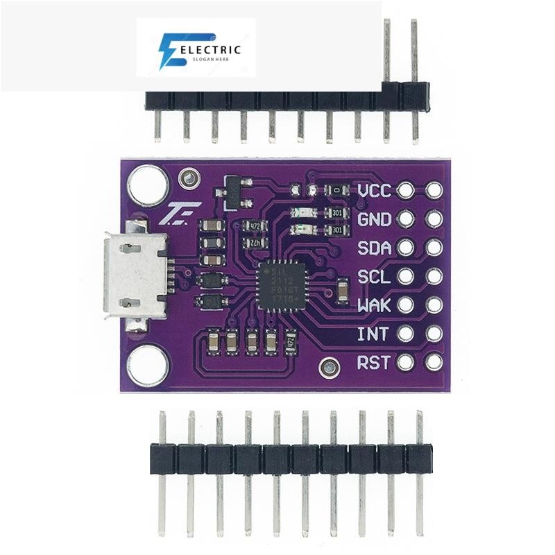 บอร์ดดีบัก CP2112 USB เป็นโมดูลสื่อสาร SMBus I2C 2.0 MicroUSB 2112 สําหรับโมดูลเซนเซอร์ CCS811