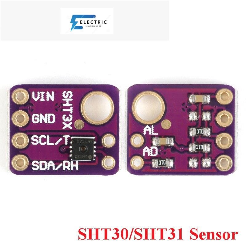 Sht30 SHT31 SHT35 SHT4 0SHT41 SHT45 โมดูลไมโครคอนโทรลเลอร์ เซนเซอร์อุณหภูมิ และความชื้น IIC I2C GY-S