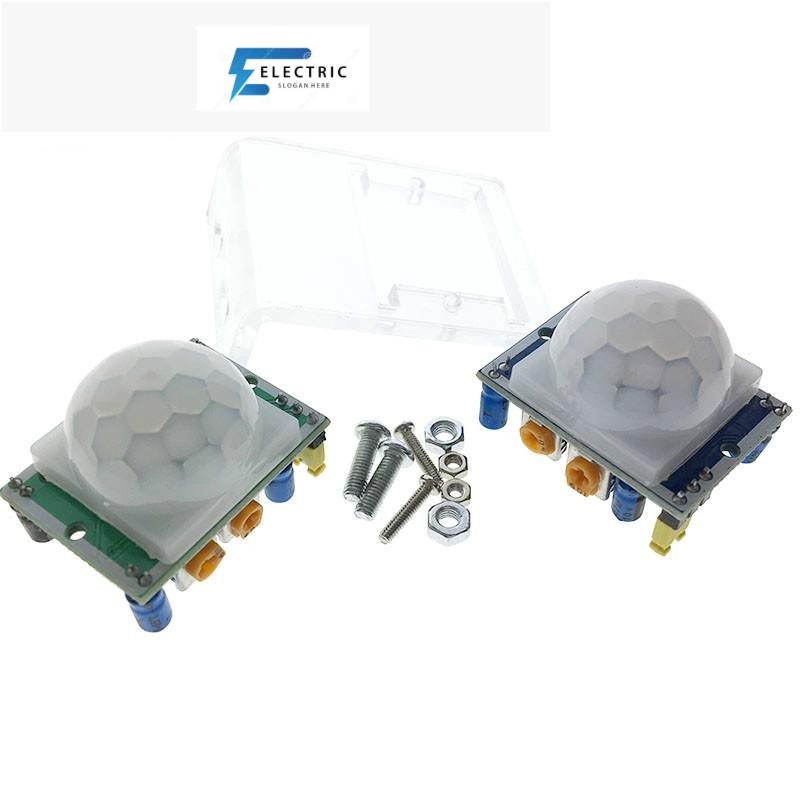 hc - sr 501 HC-SR501 โมดูลตรวจจับความเคลื่อนไหวอินฟราเรดสําหรับ arduino