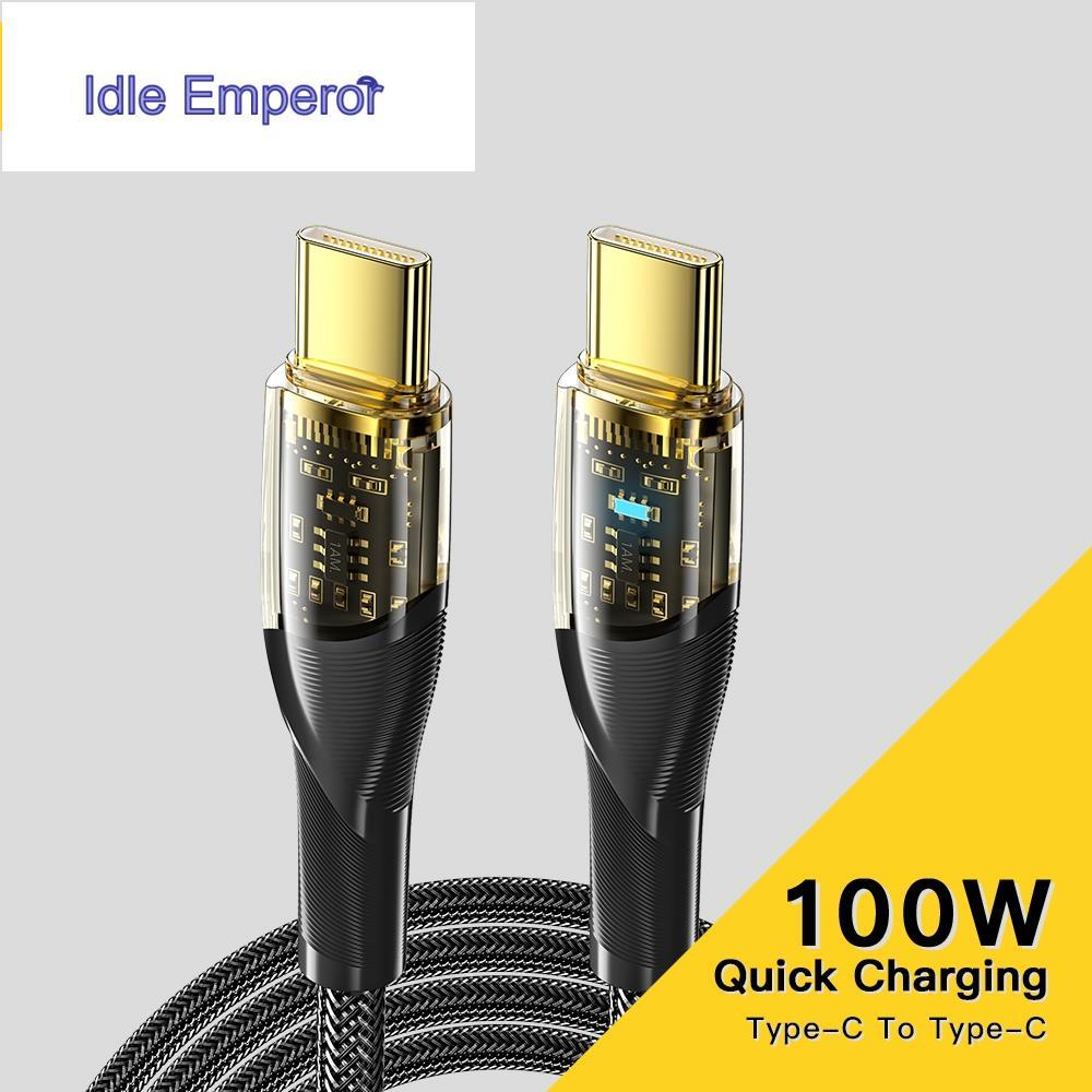 Essager สายชาร์จ USB C เป็น USB Type C สําหรับ Samsung Huawei Note 8 Pro 4.0 PD 60w 100W สําหรับ MBk