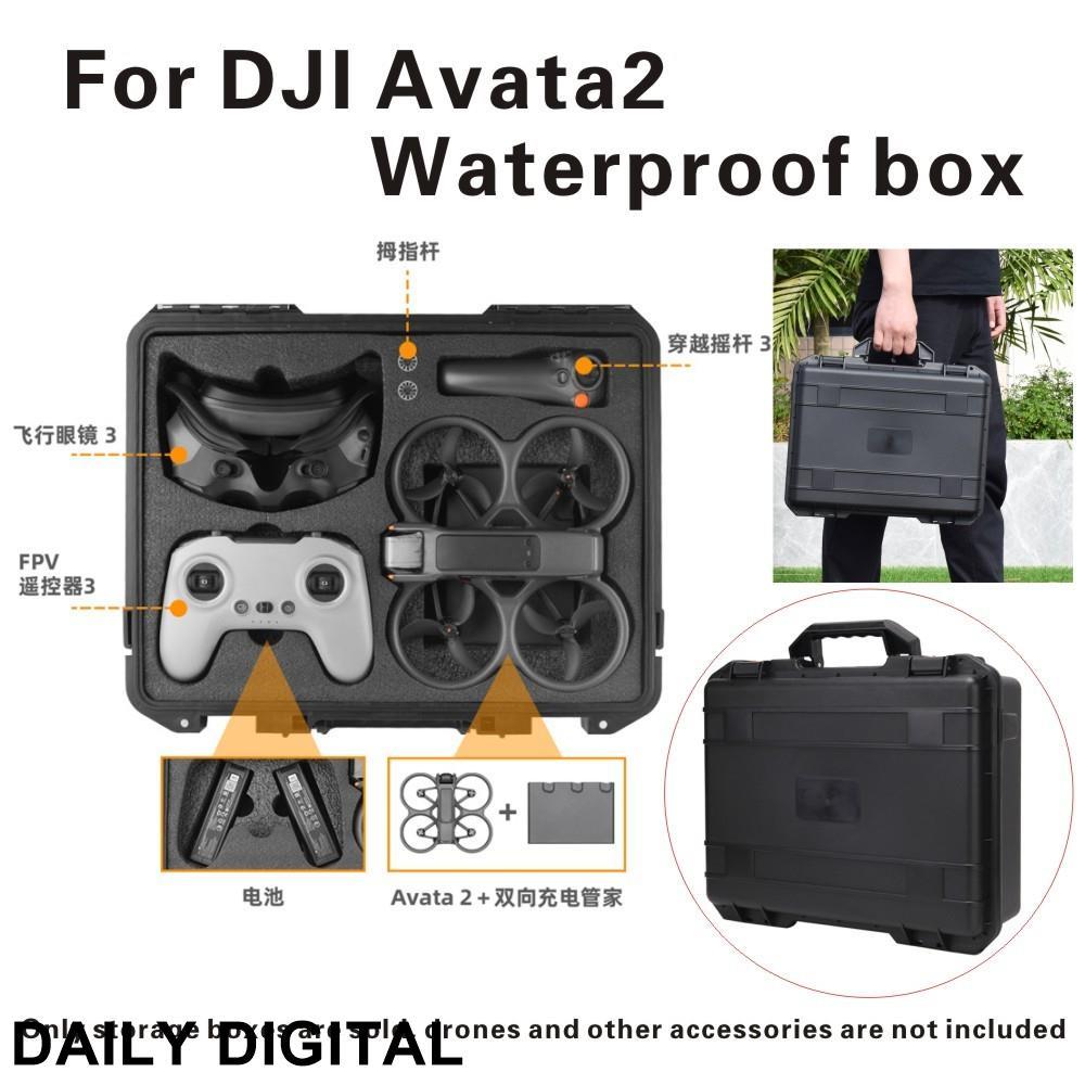 กล่องกันน้ํา สําหรับ AVATA2 DJI Goggles 3 DJI FPV Motion3 DJI AVATA2