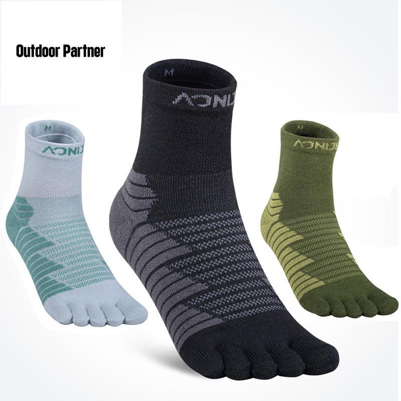 E4819 ถุงเท้ากีฬา แบบหนา ให้ความอบอุ่น สําหรับวิ่งมาราธอน