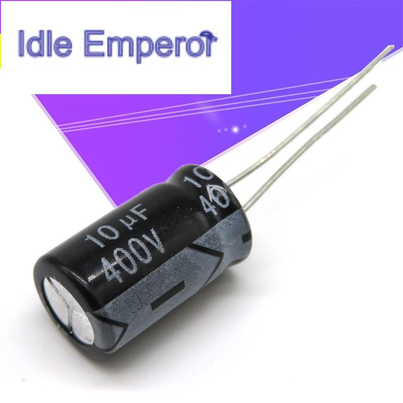 ตัวเก็บประจุไฟฟ้า 400V10UF 10*17 มม. 10UF 400V 10*17 10 ชิ้น