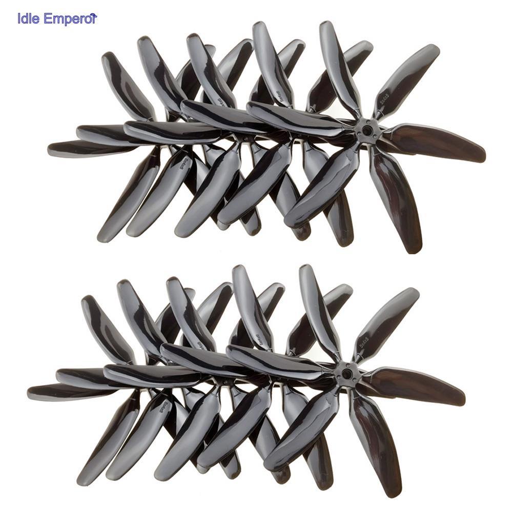 10 ชิ้น 504060 ใบพัด CW CCW 5 นิ้ว 6 ใบมีด 5x4x6 สําหรับโดรน FPV ควอดคอปเตอร์วิทยุบังคับ 5 คู่