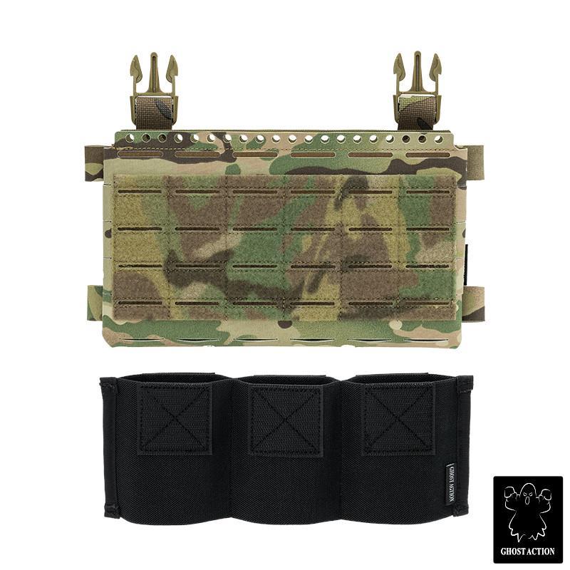 Ghost Action แผงด้านหน้าแบบยุทธศาสตร์สำหรับ MK4MK5 FCSK พร้อมแทรก 556 กระเป๋านิตยสารน้ำหนักเบา 6516