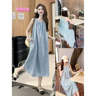 ส่งไวจากไทย🌷เดรสแขนกุด ชุดเที่ยวทะเล ใส่ไปทะเล ชุดเดรสผู้หญิ…