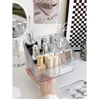 กล่องเก็บของตั้งโต๊ะ สำนักงานนักเรียน เครื่องสำอางเรียบง่าย …