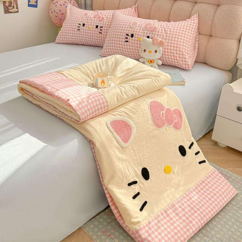 ผ้านวมเย็น KT Cat ขนาด 6.5 ฟุต (2x2.3m) เหมาะสำหรับฤดูร้อนและนักเรียน ออกแบบบางเบา
