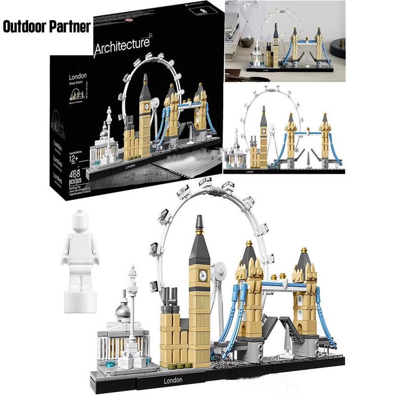 Architecture London Skyline Collection 21034 Building Set Model Kit และของขวัญสําหรับเด็กและผู้ใหญ่ 