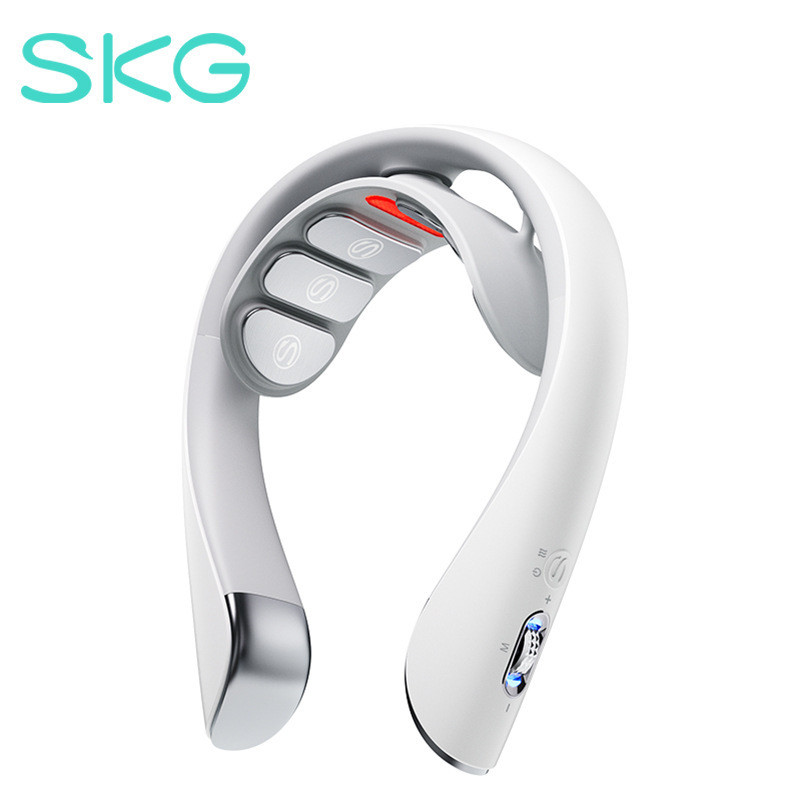 SKG K52นวดคอระดับพรีเมียม ปกป้องไหล่และคอ การดึงคอ การบำบัดด้วยความร้อนแสงแดง การรมยา ของขวัญควบคุมค