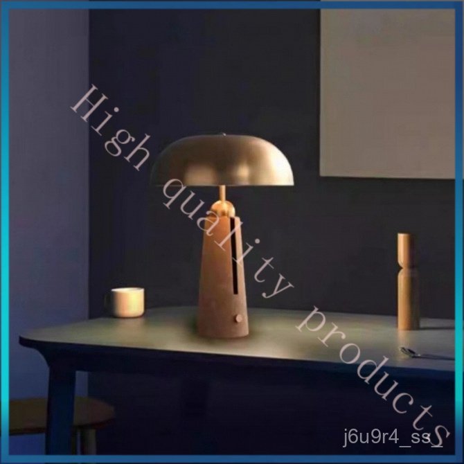 Postmodern Retro Metal Leather Table Lamp Designer Living Room Study Master Bedroom Bedside Lamp Mus