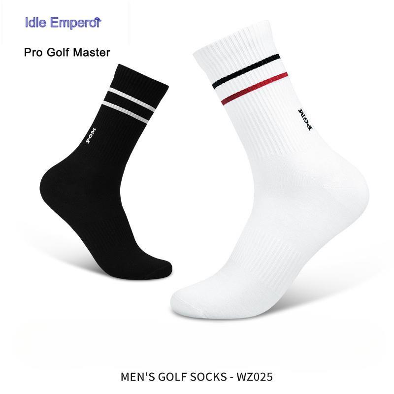 PGM WZ025 ถุงเท้ากอล์ฟผู้ชายถุงเท้าบอลกีฬาระบายอากาศถุงเท้ากลางนุ่มสบายยืดหยุ่นถุงเท้าบอล