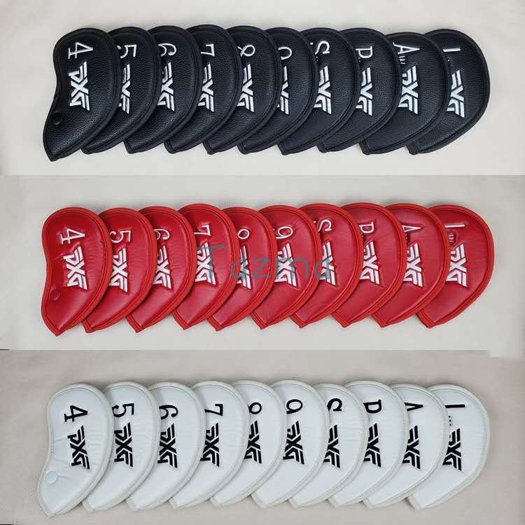 PXG Branded Golf Club Iron Headcover (4,5,6,7,8,9,Pw,Aw,Sw,Lw) ปุ่ม Verclo ปิดสําหรับฝาครอบหัวเหล็ก