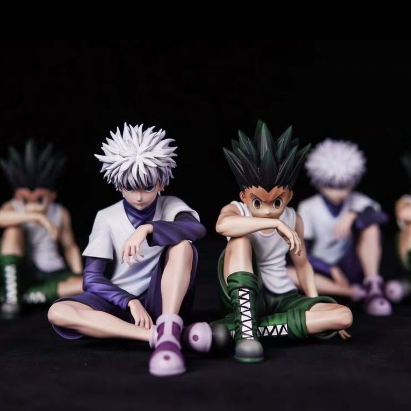 Hunter x Hunter Gon Freecss Killua Zoldyck อะนิเมะรูปของเล่นตุ๊กตา