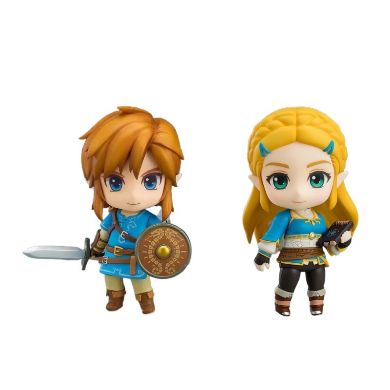 The Legend of Zelda the Princess Zelda และ Link Super Action Figure Breath of The Wild รุ่นของเล่นขอ