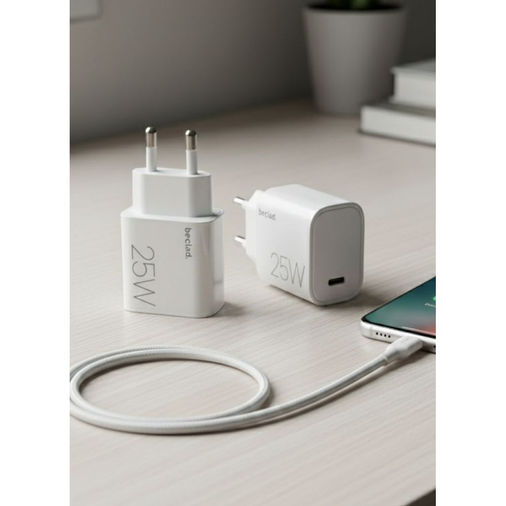 Adaptercหัวชาร์จ Beclad FastCharging25W .