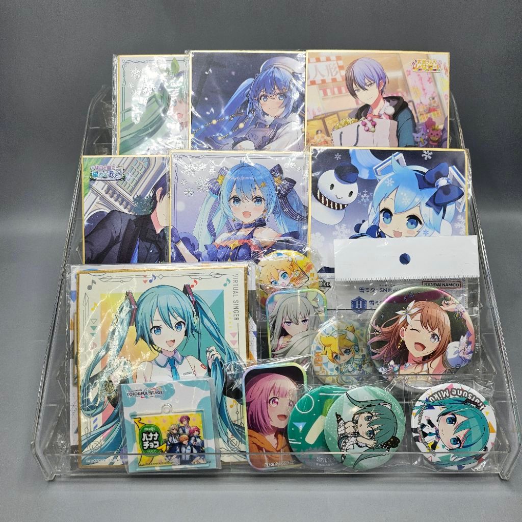 (lot4/ แท้✅️) ของสะสม อนิเมะ project sekai hatsune miku toya nene emu ren minori  vocaloid ฮัตสึเนะ มิคุ ไคโตะ pjsk