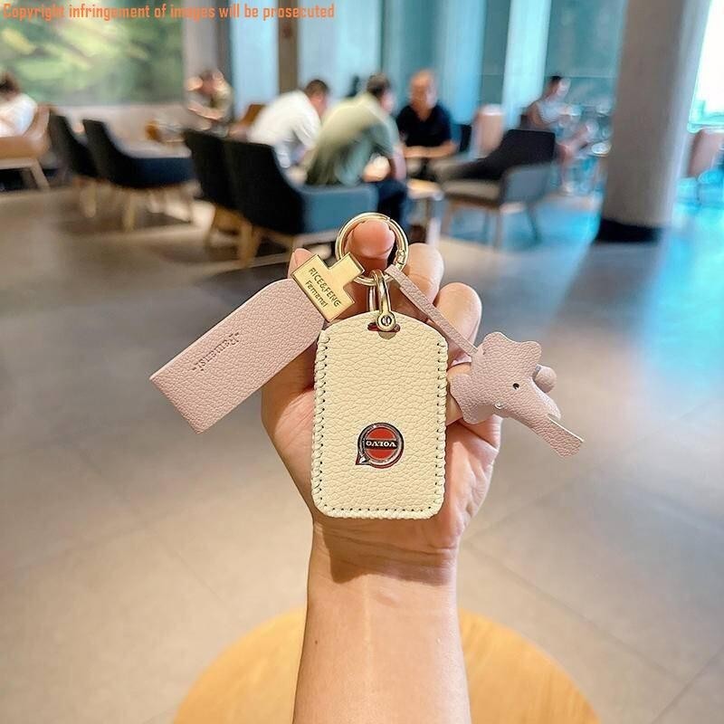 Regal Volvo Volvo ฝาครอบกุญแจเหมาะสําหรับ xc60 s60l s80l v60 v40 xc90 xc40 พวงกุญแจ พวงกุญแจ พวงกุญแ