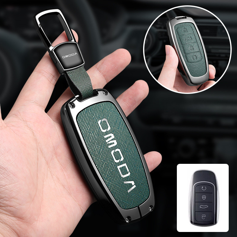 READY STOCK Chery Omoda 5 E5 Omoda C9 Jaecoo J7 8 9 arrizo 5 plus Zinc Alloy +Leather Car Keyless Co