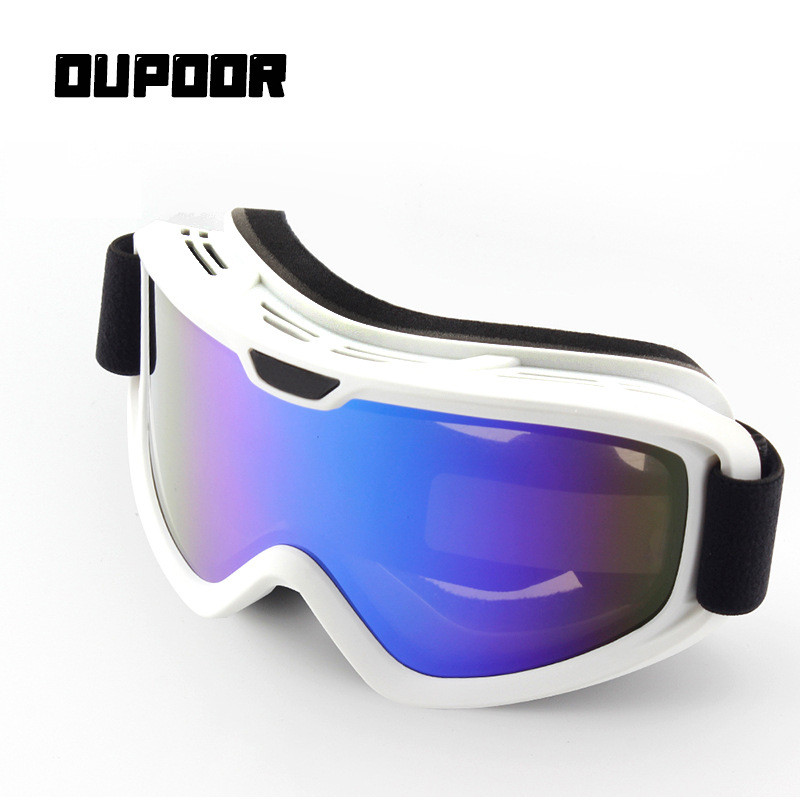 Ski goggles, outdoor mountaineering goggles, snowfield double-layer anti-fog windproof goggles, larg