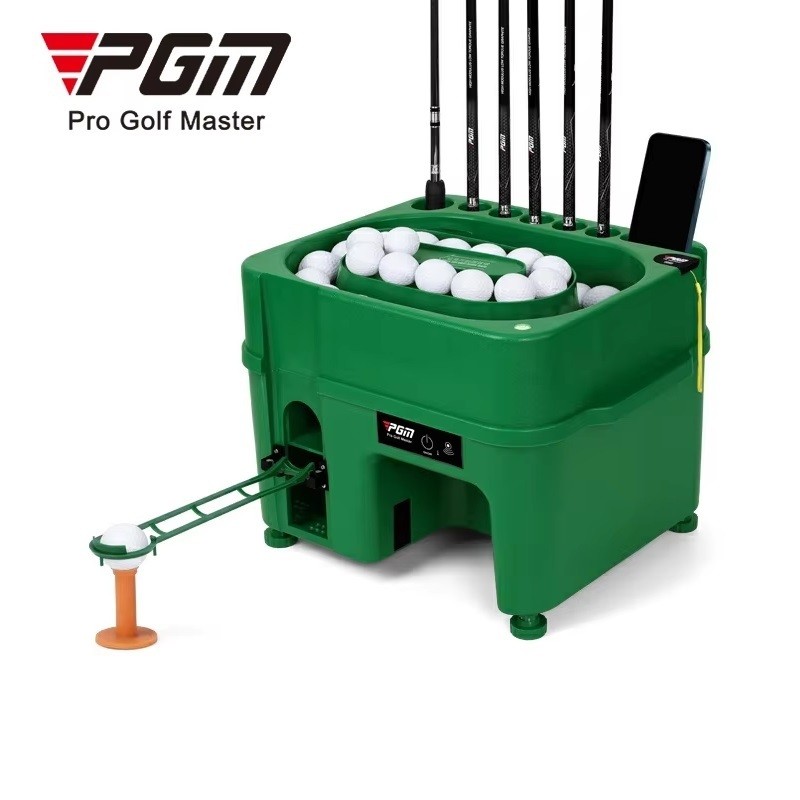 PGM GOLF เครื่องจ่ายลูกกอล์ฟอัตโนมัติพร้อมที่วางไม้กอล์ฟ JQ017