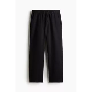 H&M(เอชแอนด์เอ็ม) กางเกง linen แบบสบาย ๆ fit relaxed ผู้ชาย 1259395_1
