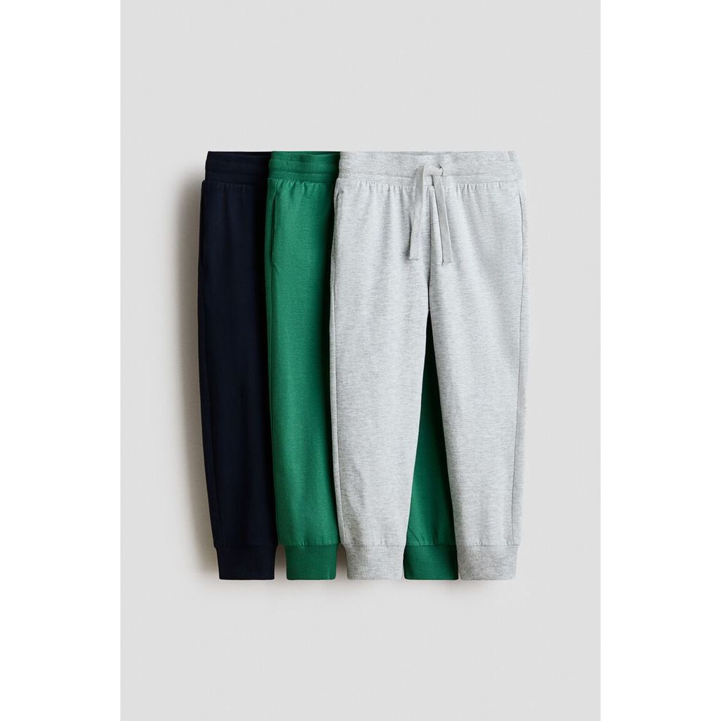 H&M(เอชแอนด์เอ็ม) กางเกงจ็อกเกอร์แพ็ค 3 ชิ้น Boys 3-pack joggers 0738873_10