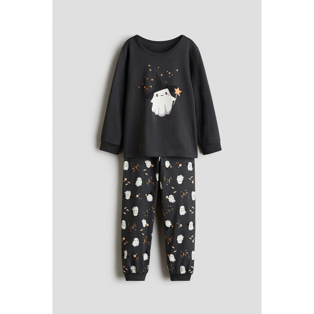 H&M(เอชแอนด์เอ็ม) ชุดนอนผ้าฝ้ายพิมพ์ลาย Infants Printed cotton pyjamas 1143149_18