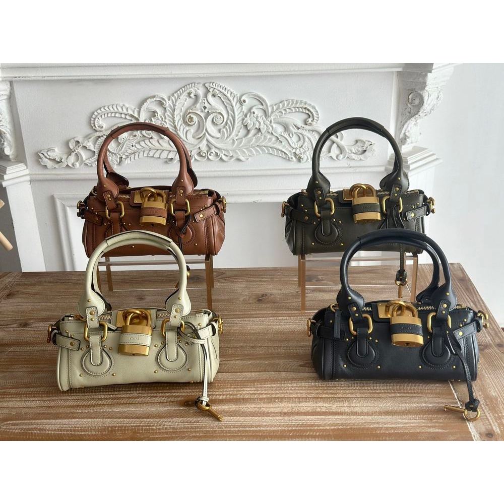 vintage Chloe Paddington shoulder hobo tote underarm baguette with oversize padlock