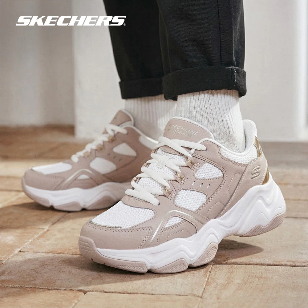Skechers สเก็ตเชอร์ส รองเท้าผู้หญิง Women Bobs Diego Bobs Sport Shoes - 117686-TAN - Memory Foam