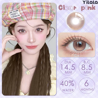 Colored contact lenses Yilala 💖 Big eye 💖 อมน้ำ40% แว่นสายตาสั้น0.00~-4.50 ทำให้ดวงตาของคุณใหญ่ และสว่า ง DIA14.0~14.5