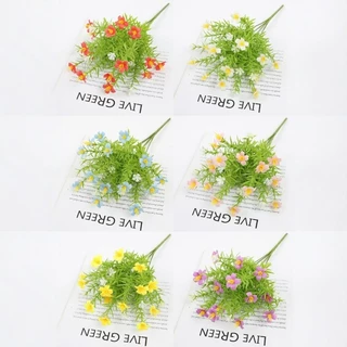 พร้อมส่งในไทย ดอกเดซี่ ปลอม แพ็ก สีสวยสดใส ตกแต่งห้องและบ้าน ดอกไม้ปลอม ดอกไม้ประดับห้อง