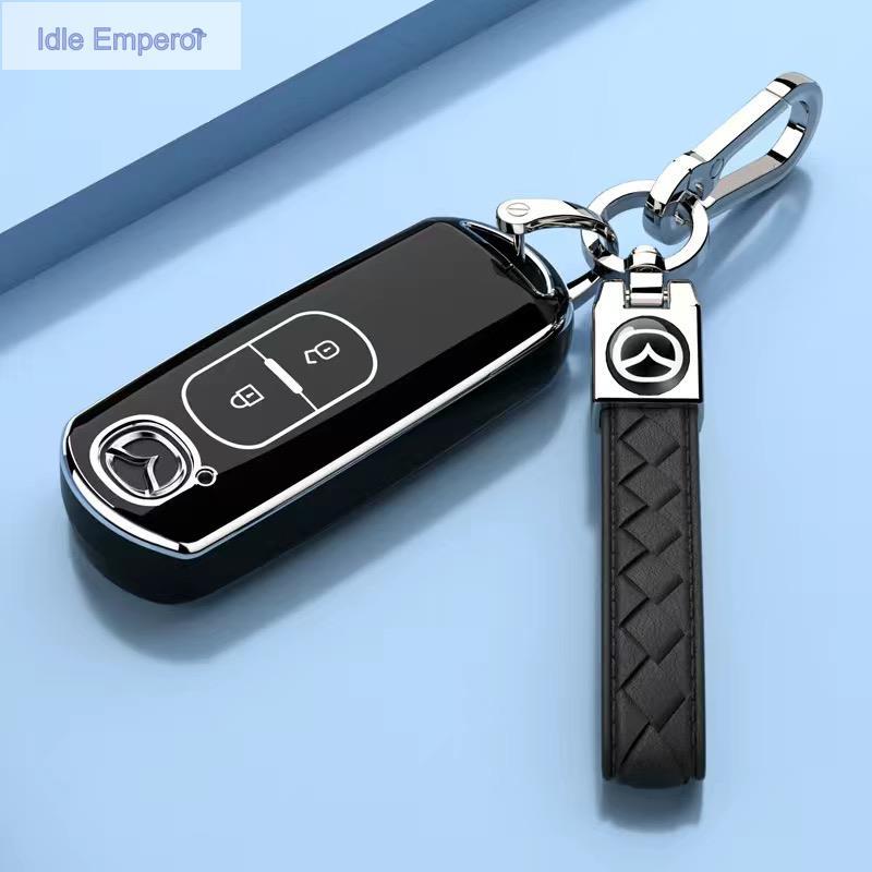 เคสรีโมตกุญแจรถยนต์ 2 ปุ่ม 3 ปุ่ม กันรอยขีดข่วน อุปกรณ์เสริม สําหรับ Mazda CX-3 CX-5 CX7 CX9 CX3 Maz