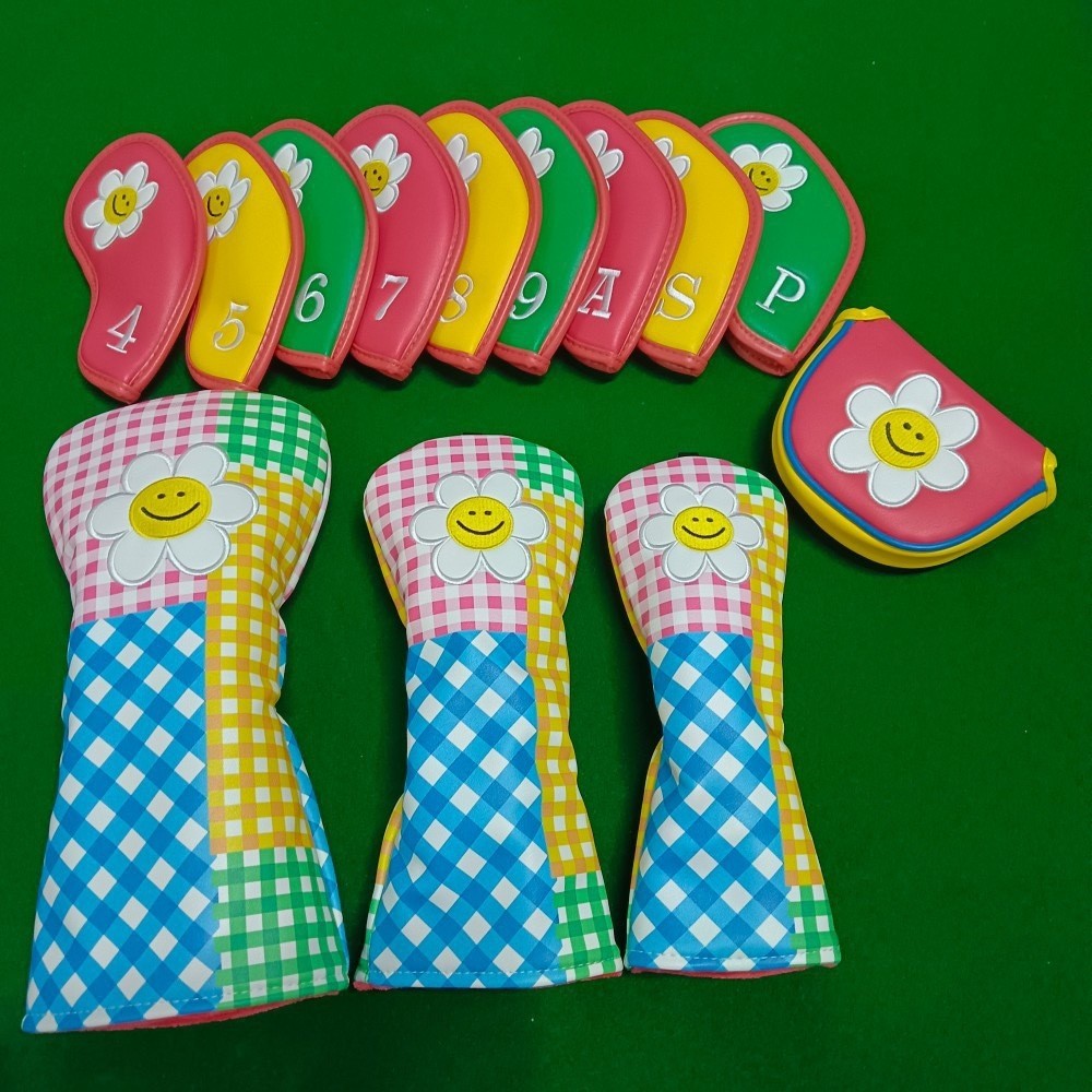 ผ้าคลุมไม้กอล์ฟ Sunflower 135UT Wood Cover No. 1 ไม้/Fairway Wood/เหล็กไม้ฝาครอบพัตเตอร์ฝาครอบเหล็ก 