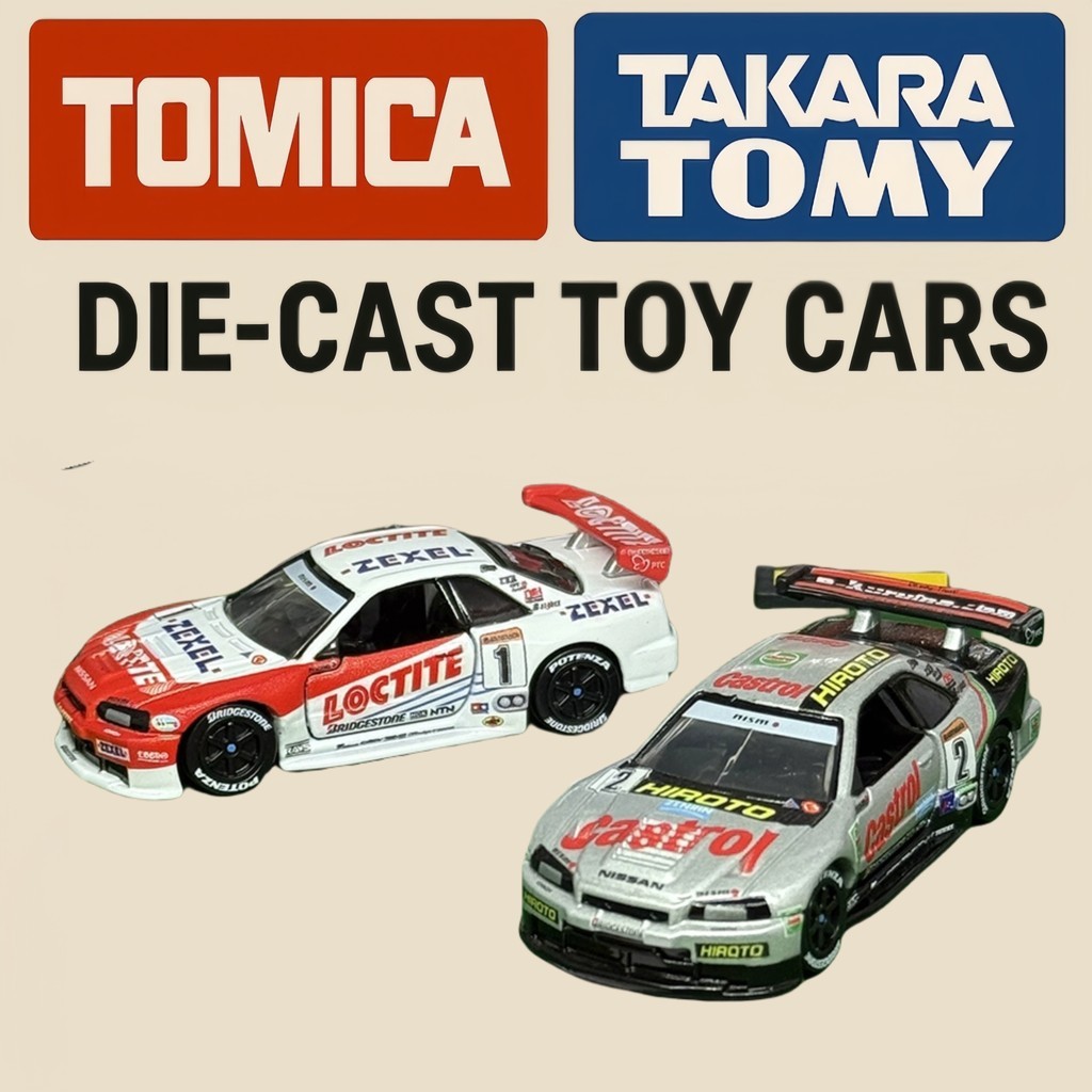Tomica Limited GTR Racing รถเหล็ก – Castrol Loctite Livery Nissan GT-R Movie Edition