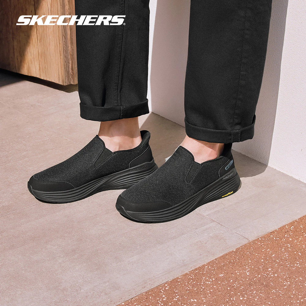 Skechers สเก็ตเชอร์ส รองเท้าผู้ชาย Men Slip-Ins GOwalk Stability 2.0 Walking Shoes - 217000-BBK (latest)